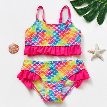 Mini Bikini Set voor Kinderen – Sneldrogend en Comfortabel Zwemkleding voor Meisjes van 3 tot 12 Jaar 0